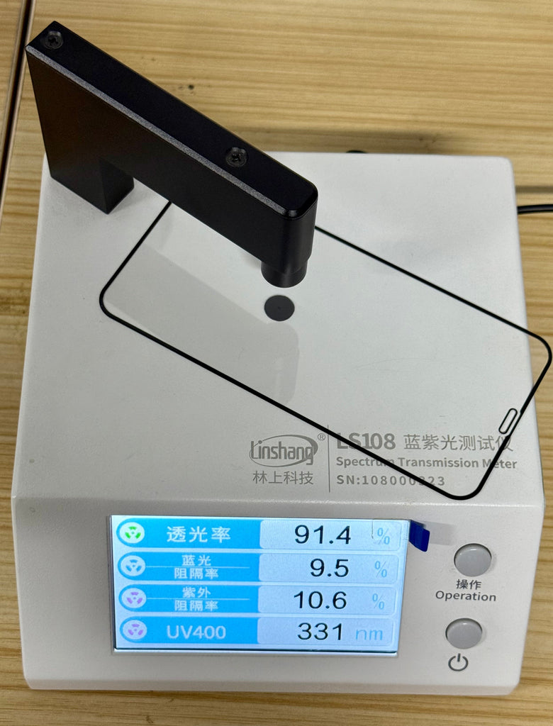 The Light Transmittance Testing of Tempered Glass Films-G-Tel